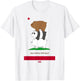 We Bare Bears California Flag T-Shirt - T-Shirt | White