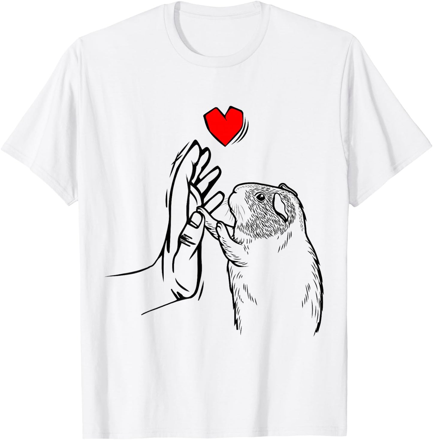 Hamster Love Gold Hamster Dwarf Hamster Girls Women T-Shirt - T-Shirt | White