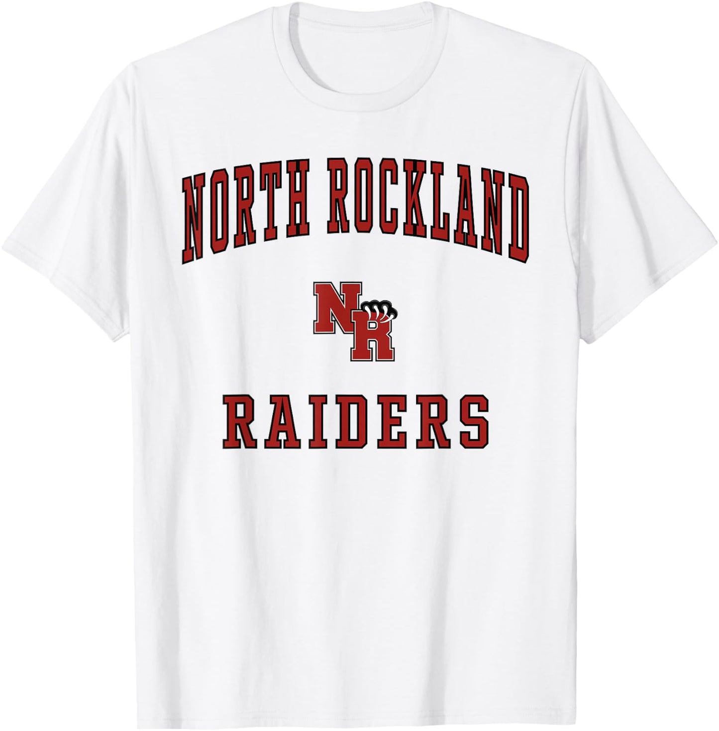 North Rockland High School Raiders T-Shirt - T-Shirt | White