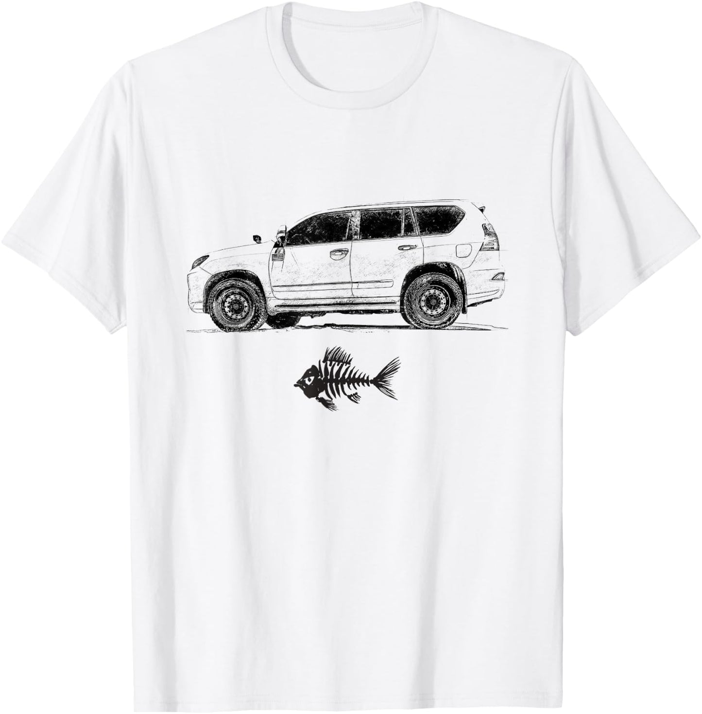 GX Fish for Beach Crawling T-Shirt - T-Shirt | White