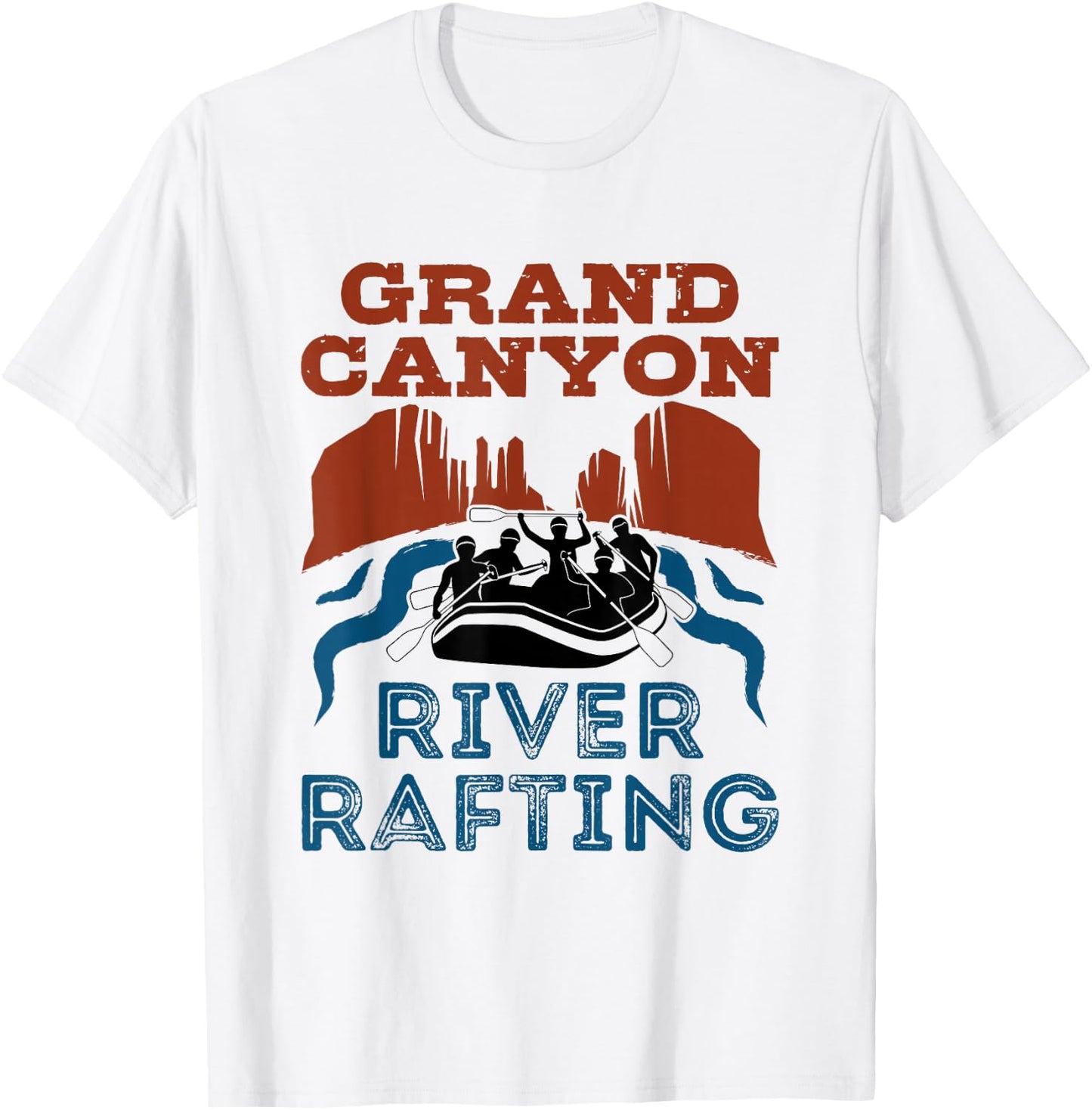 Grand Canyon River Rafting Colorado River T-Shirt - T-Shirt | White