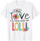 I love being called Lolli Cute Design Lolli Grandma Women T-Shirt - T-Shirt | White