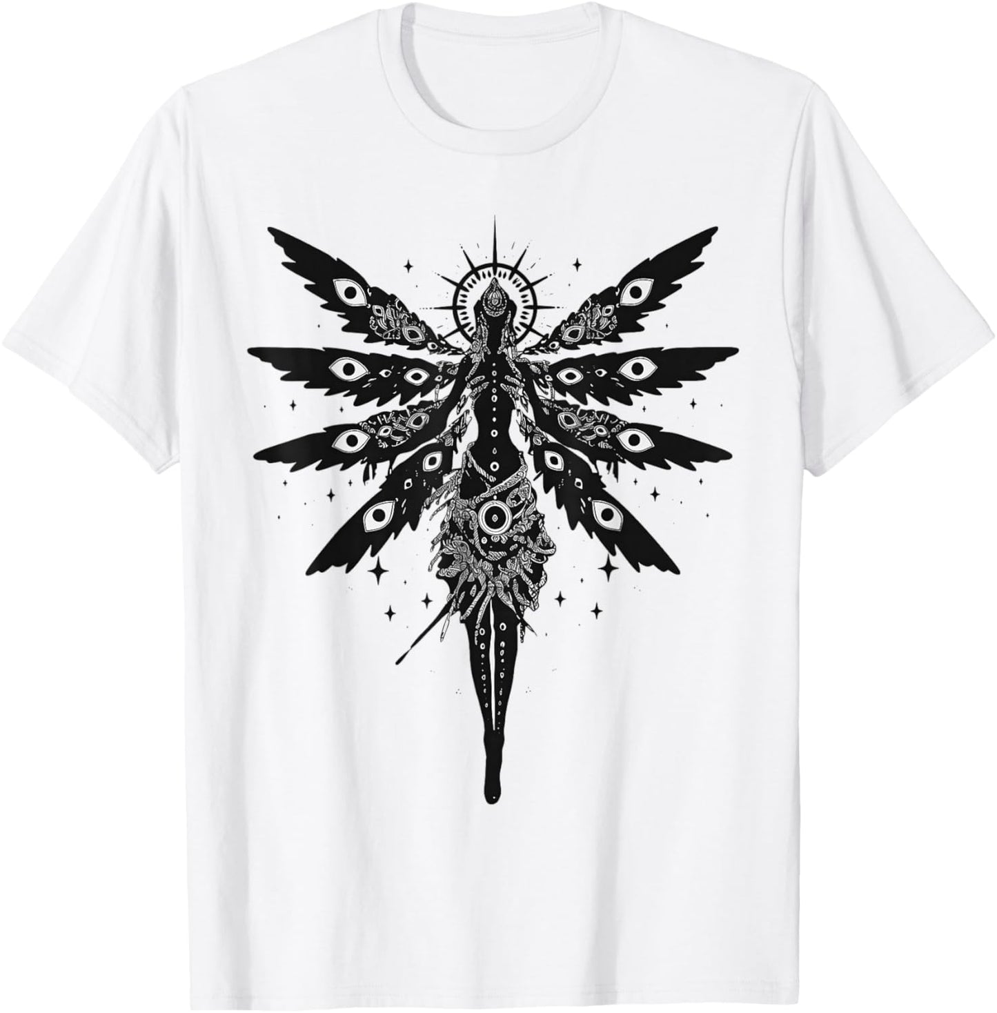 Biblically Accurate Angel Seraphim Gothic Seraph T-Shirt - T-Shirt | White