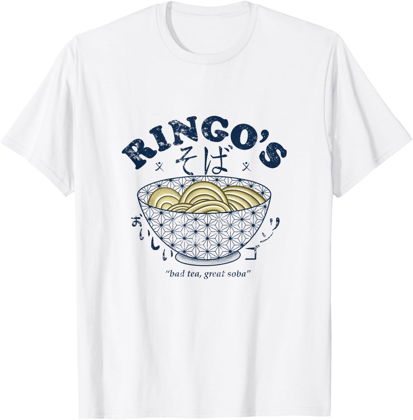 Ringo’s Soba Noodles, Mizu Samurai’s favourite T-Shirt - T-Shirt | White