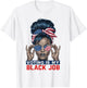 Voting Is My Black Job Funny Election African American Vote T-Shirt - T-Shirt | White