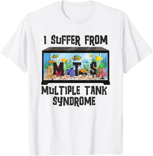 Aquarium Fish Design Funny Aquarium Lover Owner Collector T-Shirt - T-Shirt | White