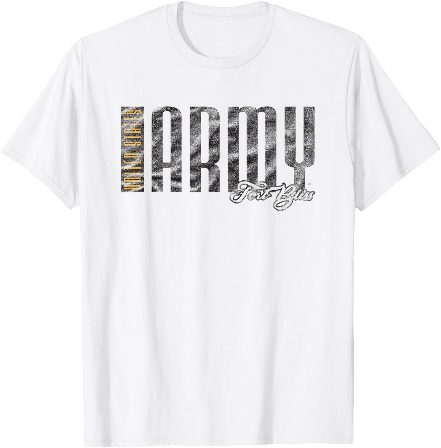United States Army Military Fort Bliss Vintage T-Shirt - T-Shirt | White