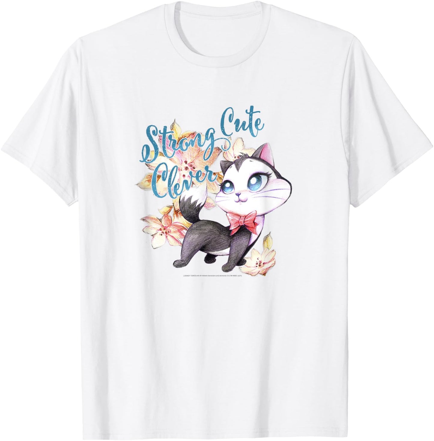 Looney Tunes Pussyfoot Strong Cute Clever Kitty T-Shirt - T-Shirt | White