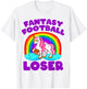 Fantasy Football Loser Shirt Funny Fantasy Football Loser T-Shirt - T-Shirt | White