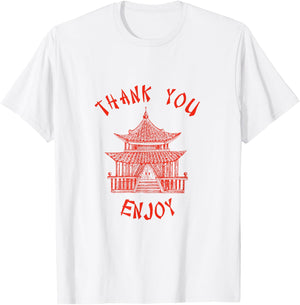 Chinese Take Out Container Traditional Fortune Cookie Fun T-Shirt - T-Shirt | White