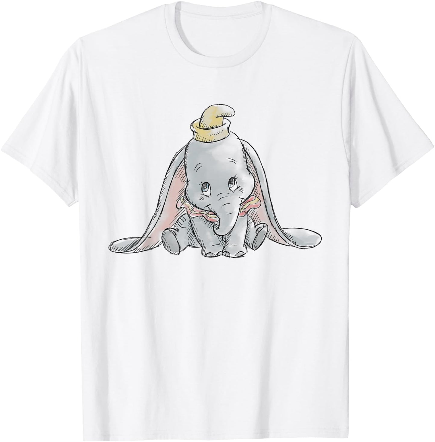 Disney Classic Dumbo Baby Elephant T-Shirt - T-Shirt | White