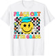 Peace Out Fifth Grade Cute Groovy Last Day Of 5th Grade T-Shirt - T-Shirt | White