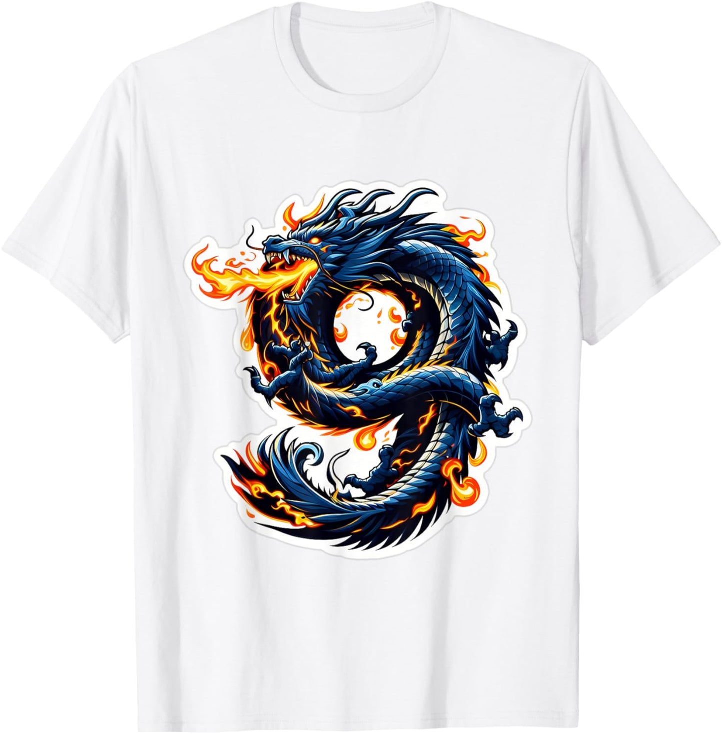 Turning 9 Years Old Dragon Birthday Party 9th Bday Boy, Girl T-Shirt - T-Shirt | White