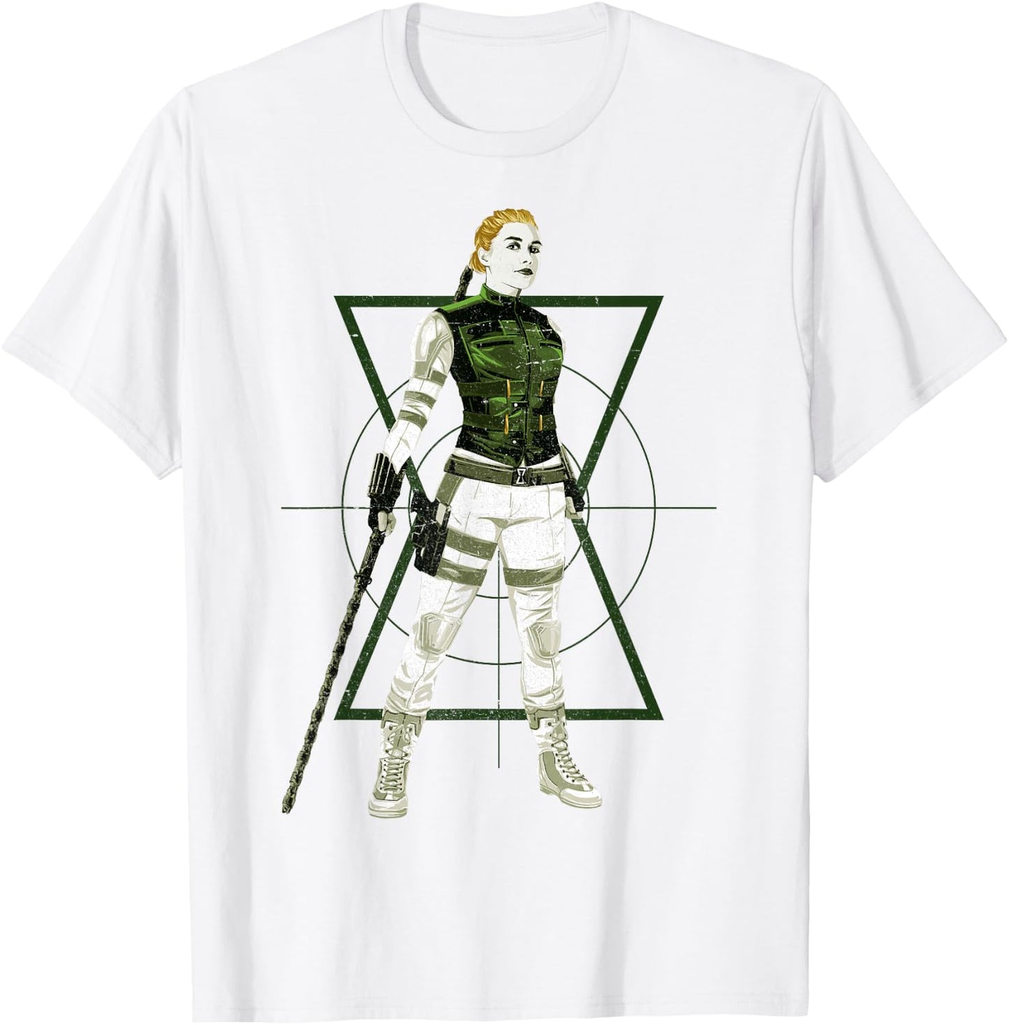 Marvel Black Widow Yelena Belova Target Portrait T-Shirt - T-Shirt | White