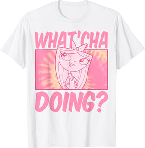 Disney Phineas and Ferb Whatcha Doing Small T-Shirt - T-Shirt | White