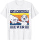Best Dachshund Dad Ever Dog Vintage Animal Lovers Gifts T-Shirt - T-Shirt | White