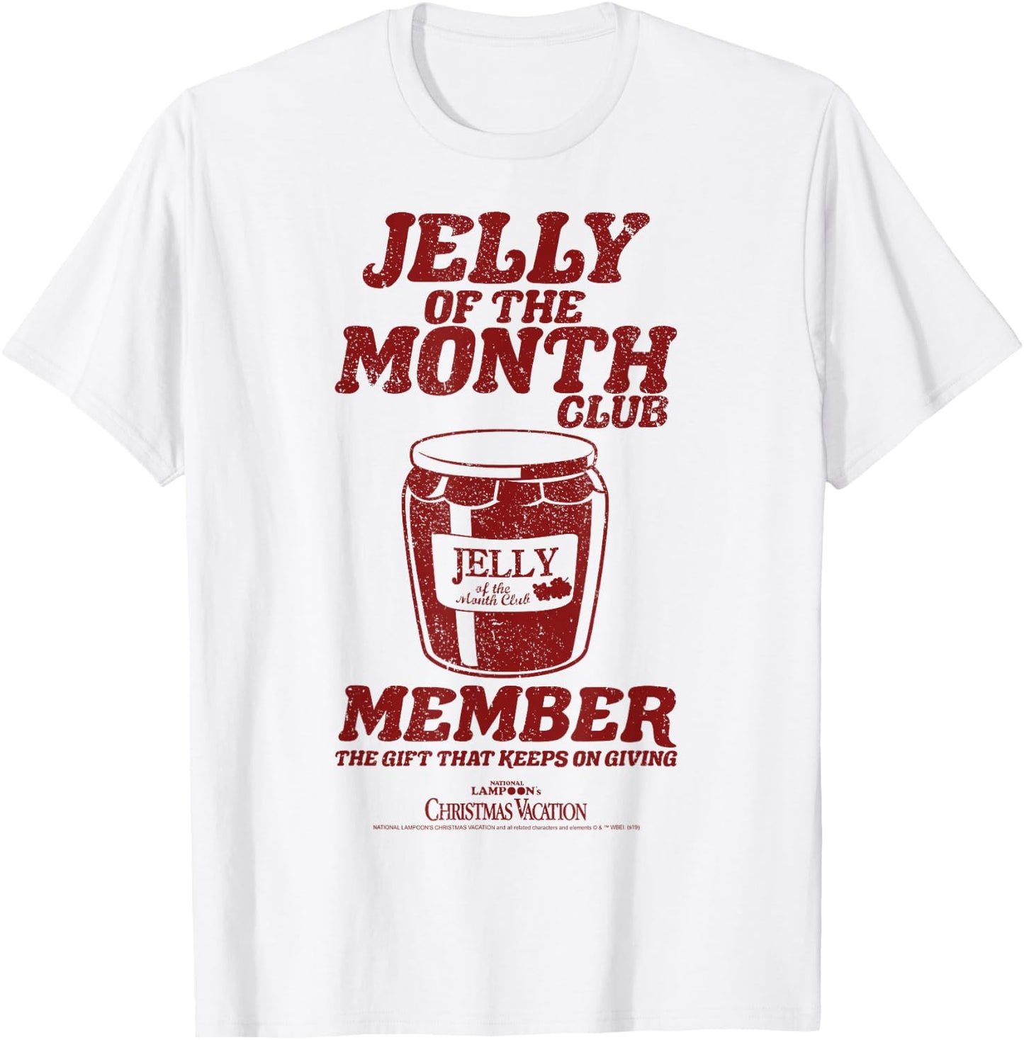 National Lampoon's Christmas Vacation Jelly Of The Month Short Sleeve T-Shirt - T-Shirt | White