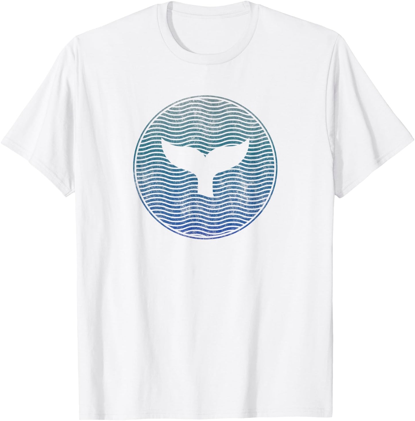 Save The Whales Sea Animal Killer Whale Tail Ocean Orca Wave T-Shirt - T-Shirt | White