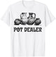 Pottery Pot Dealer Potter Clay Ceramic Artist Men Women T-Shirt - T-Shirt | White