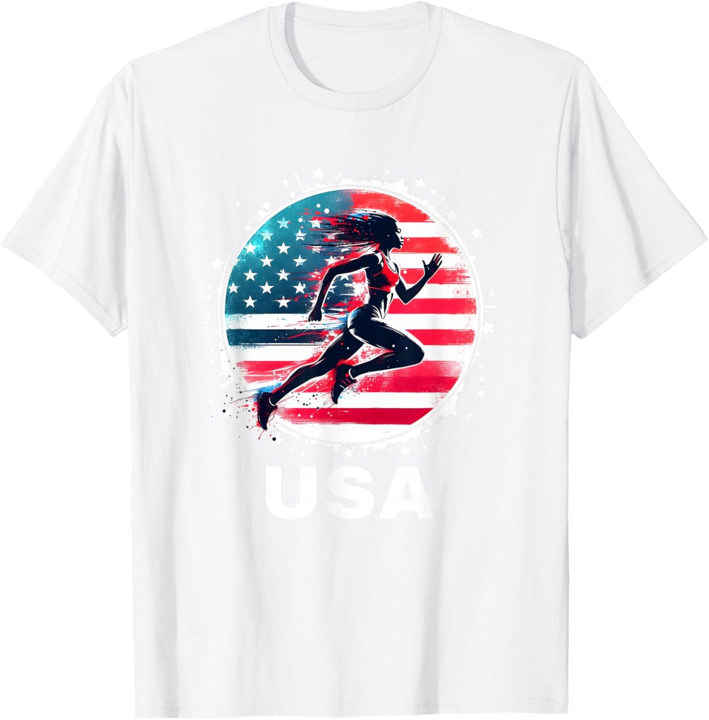 Track and Field USA Women Track and Field USA Team T-Shirt - T-Shirt | White