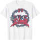 Gremlins Christmas Wreath Group Shot T-Shirt - T-Shirt | White