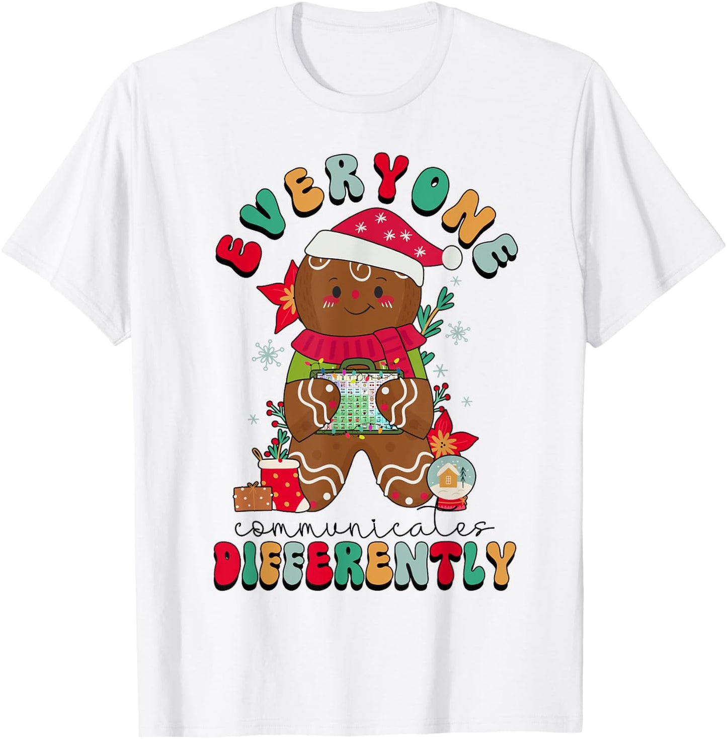 SPED Squad Special Education Teacher Autism Christmas Women T-Shirt - T-Shirt | White