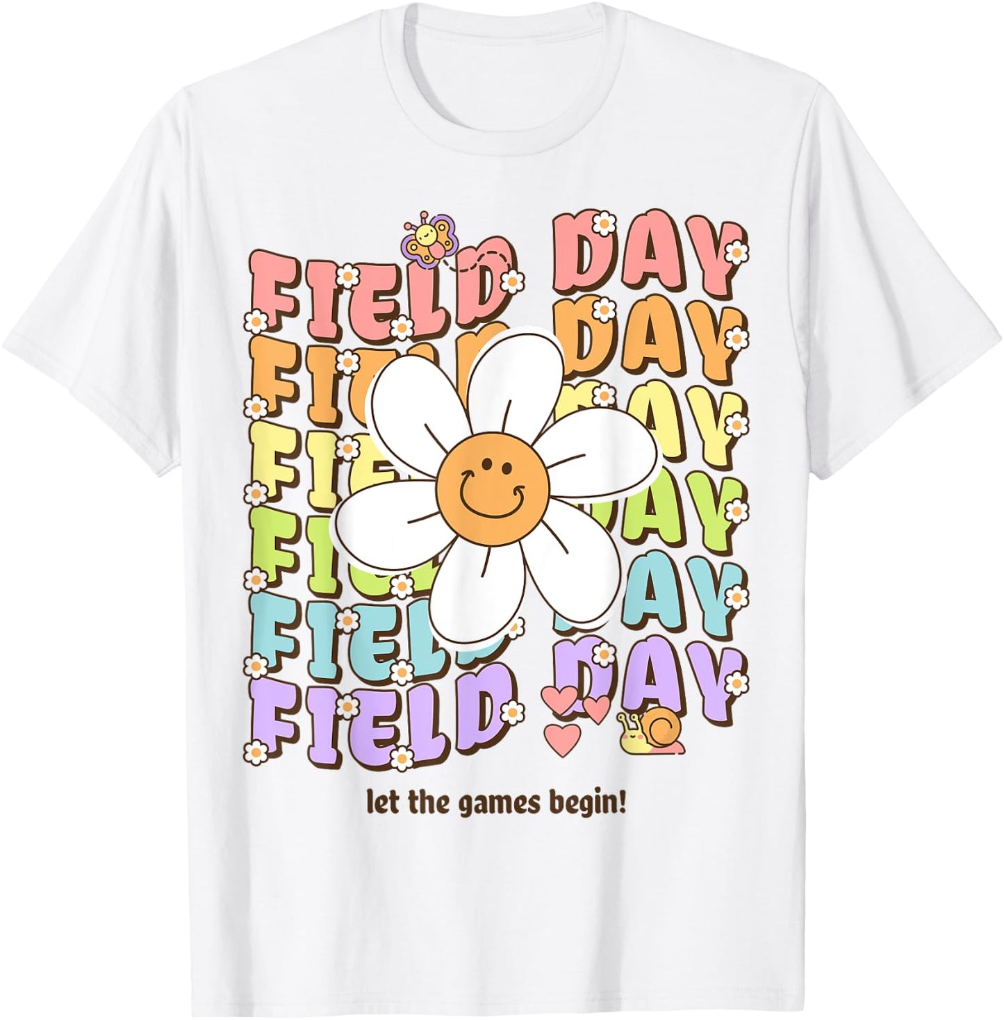 Orange Shirts for girls field day T-Shirt - T-Shirt | White