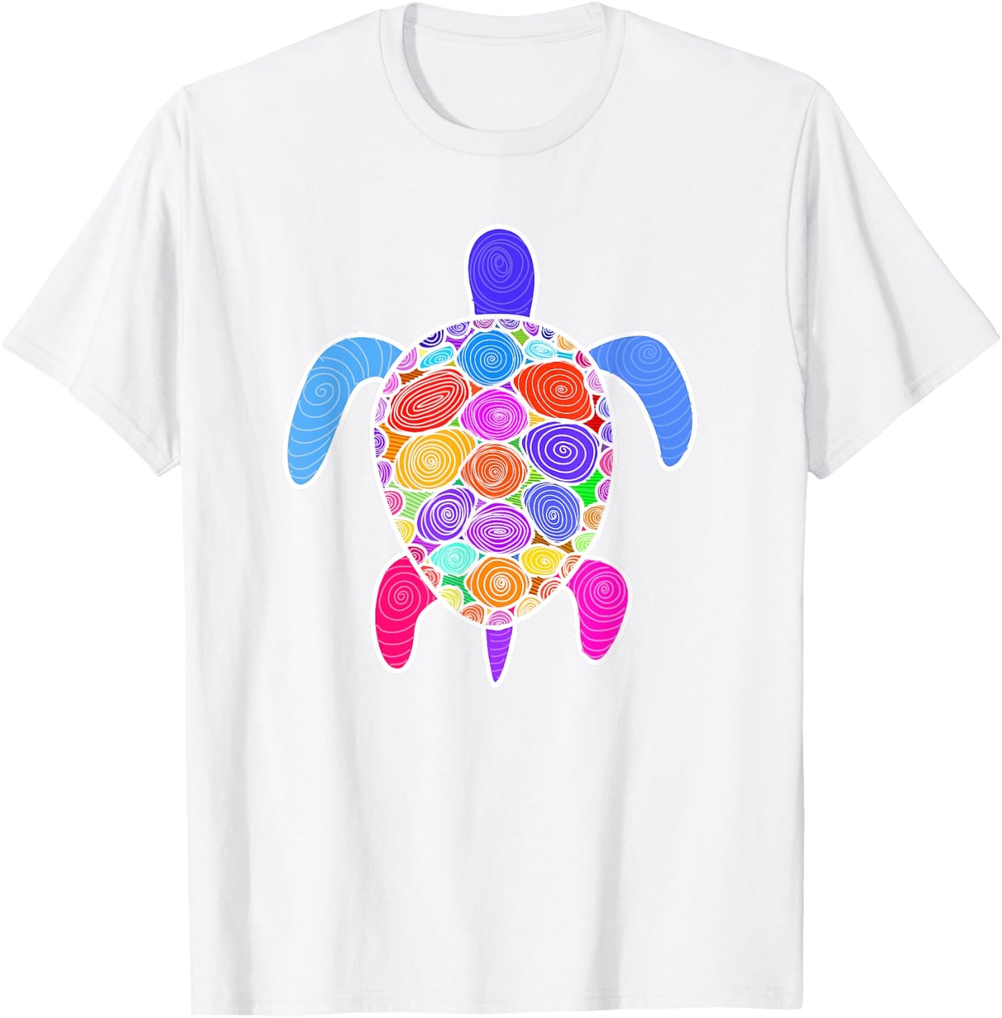 Hawaiian Tie Dye Sea Turtle, Hawaii shirt T-Shirt - T-Shirt | White