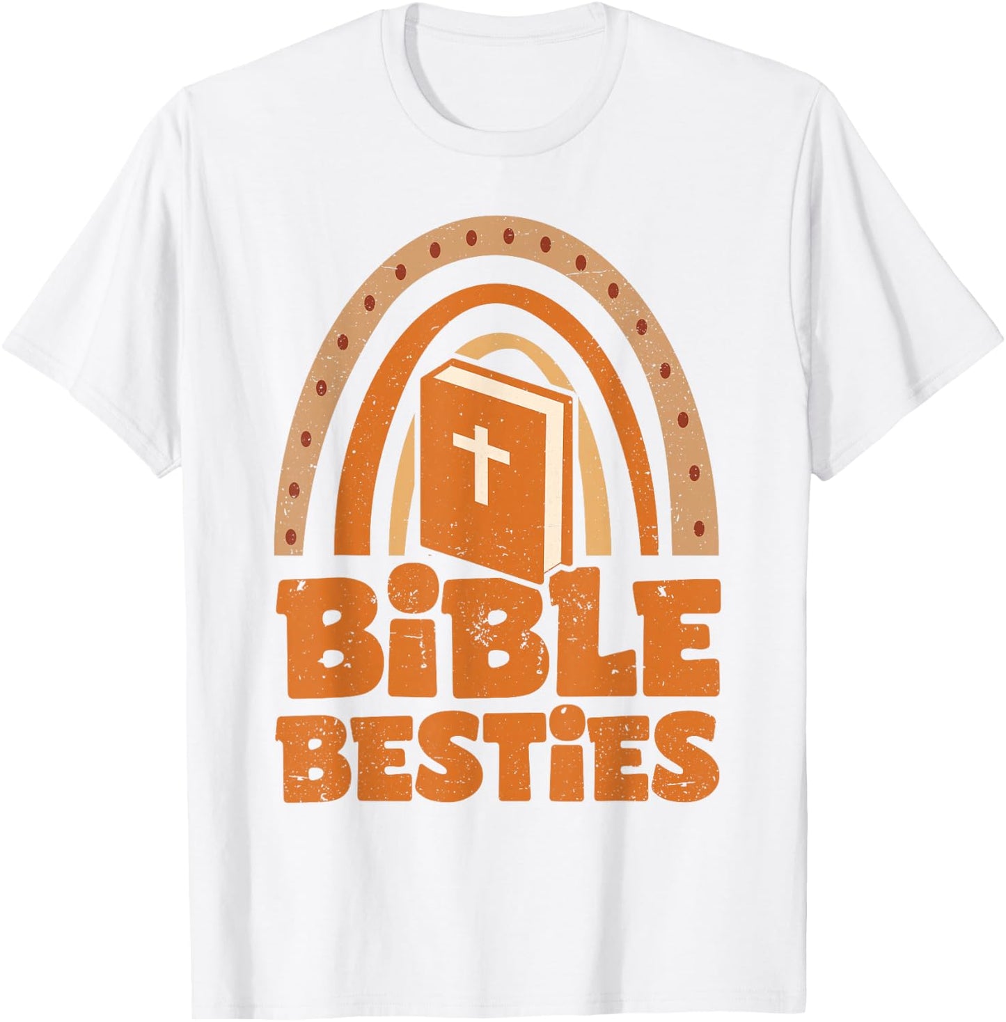 Bible Besties BFF Best Friends Bestie T-Shirt - T-Shirt | White