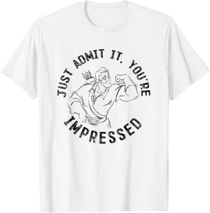 Disney Beauty And The Beast Gaston Flex You're Impressed T-Shirt - T-Shirt | White