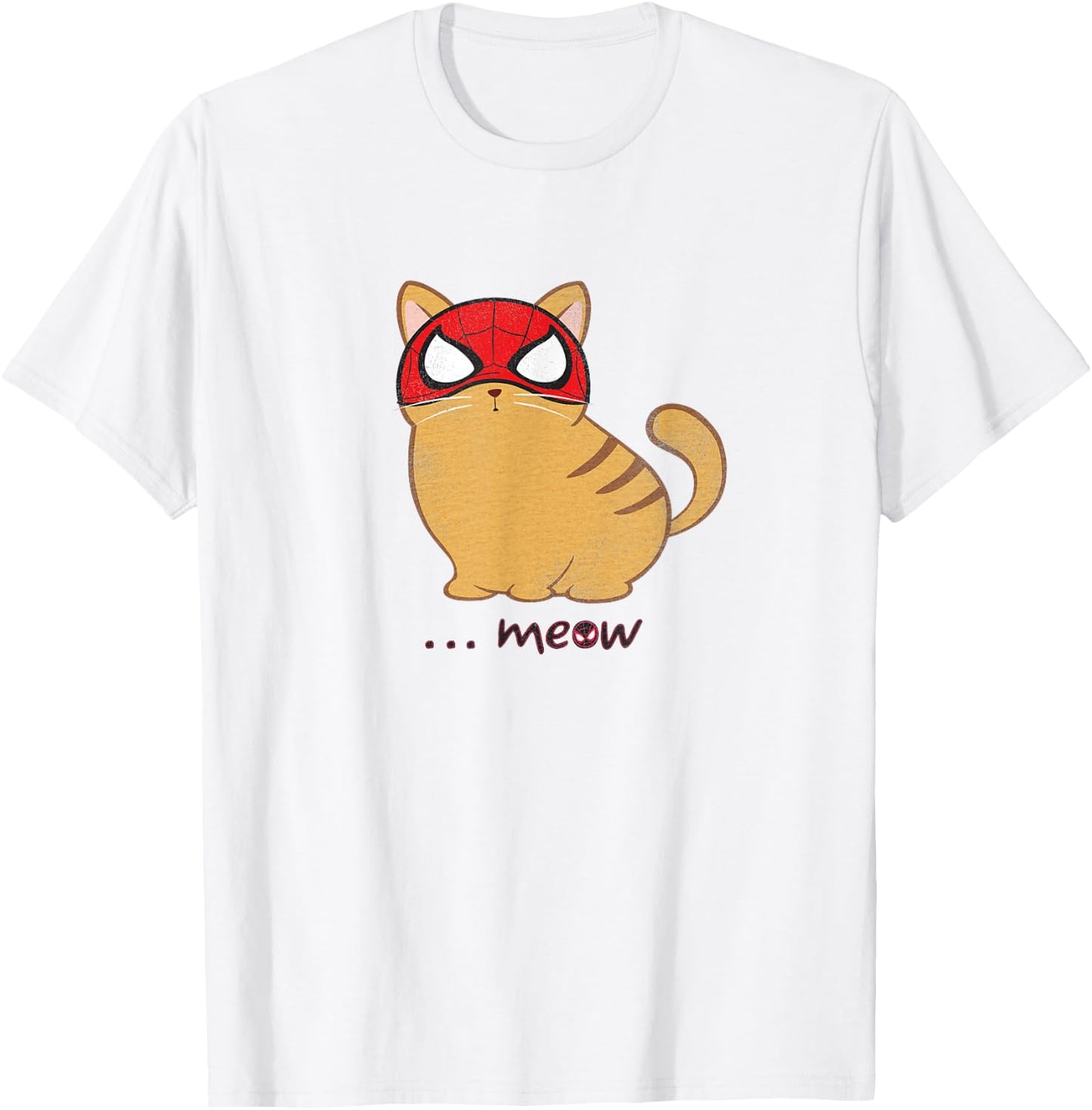 Marvel Spider-Man Miles Morales Game Spider-Cat Meow T-Shirt - T-Shirt | White
