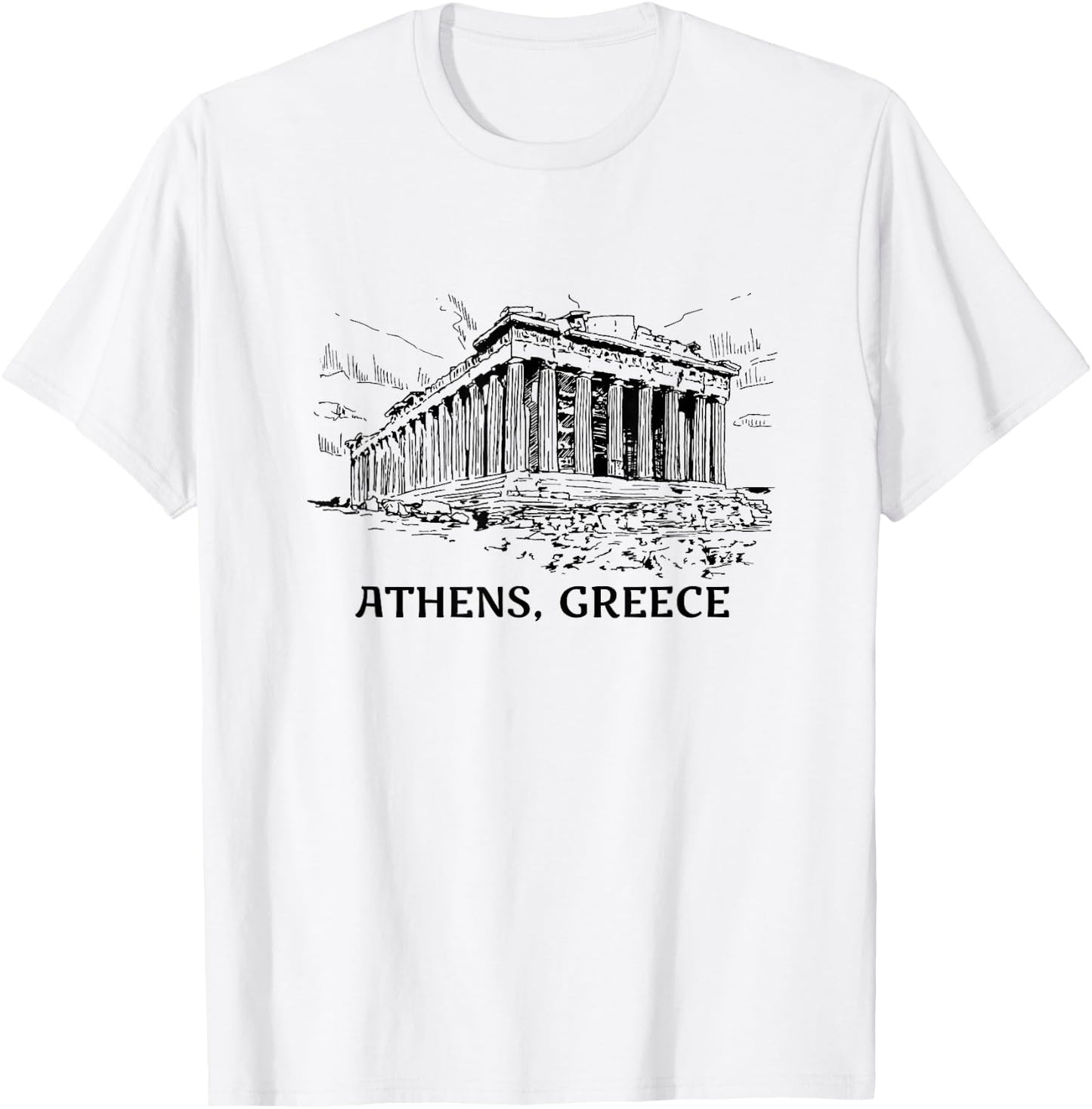 Athens, Greece T-Shirt - T-Shirt | White