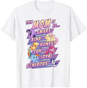 My Little Pony Mother's Day Group Shot This Mom Is T-Shirt - T-Shirt | White