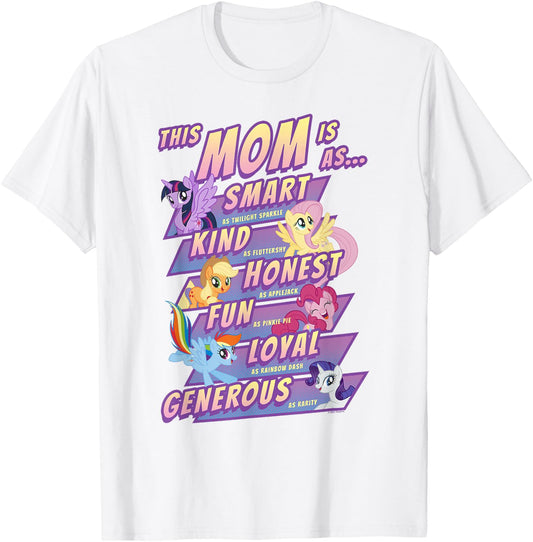 My Little Pony Mother's Day Group Shot This Mom Is T-Shirt - T-Shirt | White