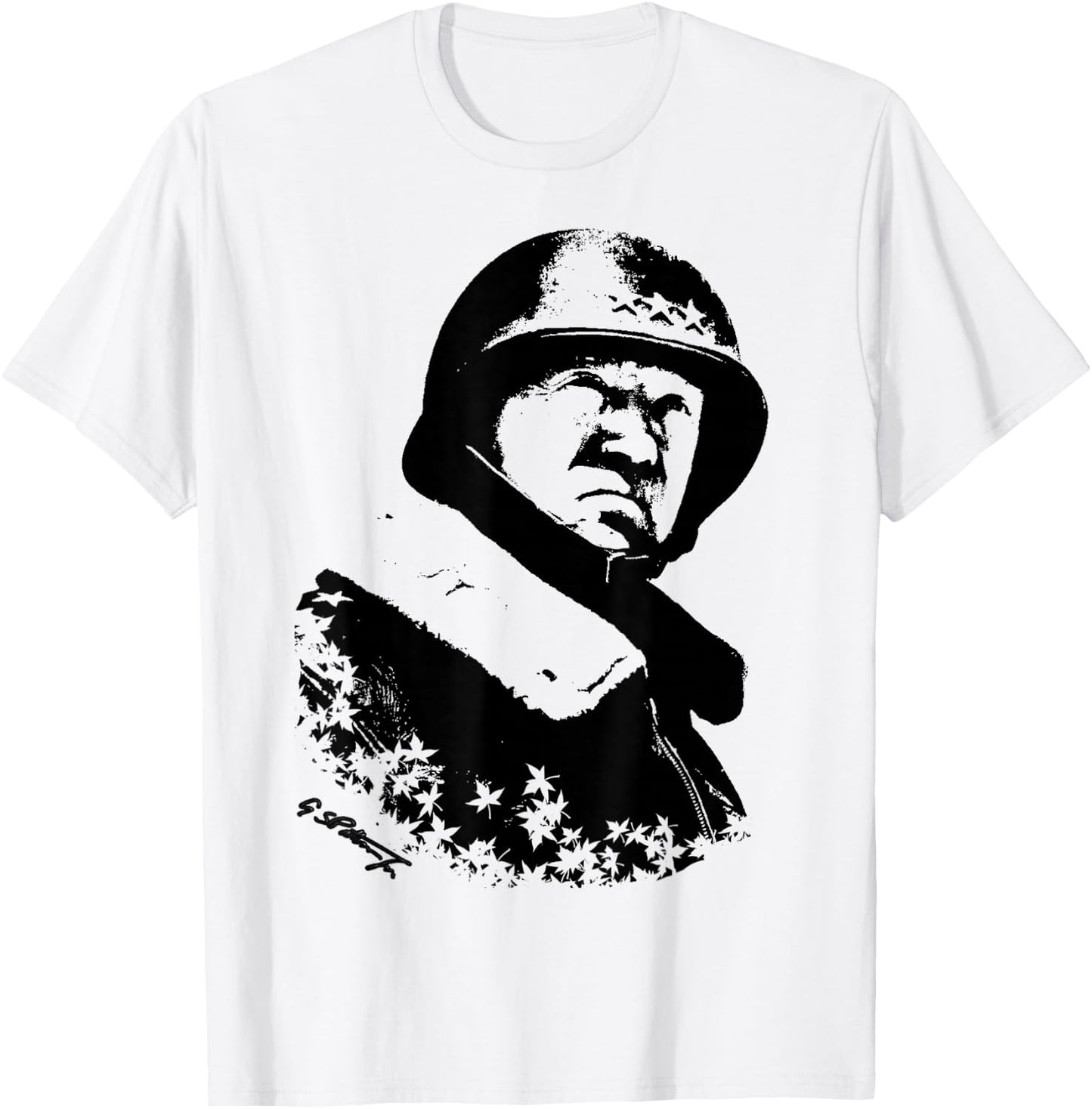 George S. Patton US Army WW2 General T-Shirt - T-Shirt | White