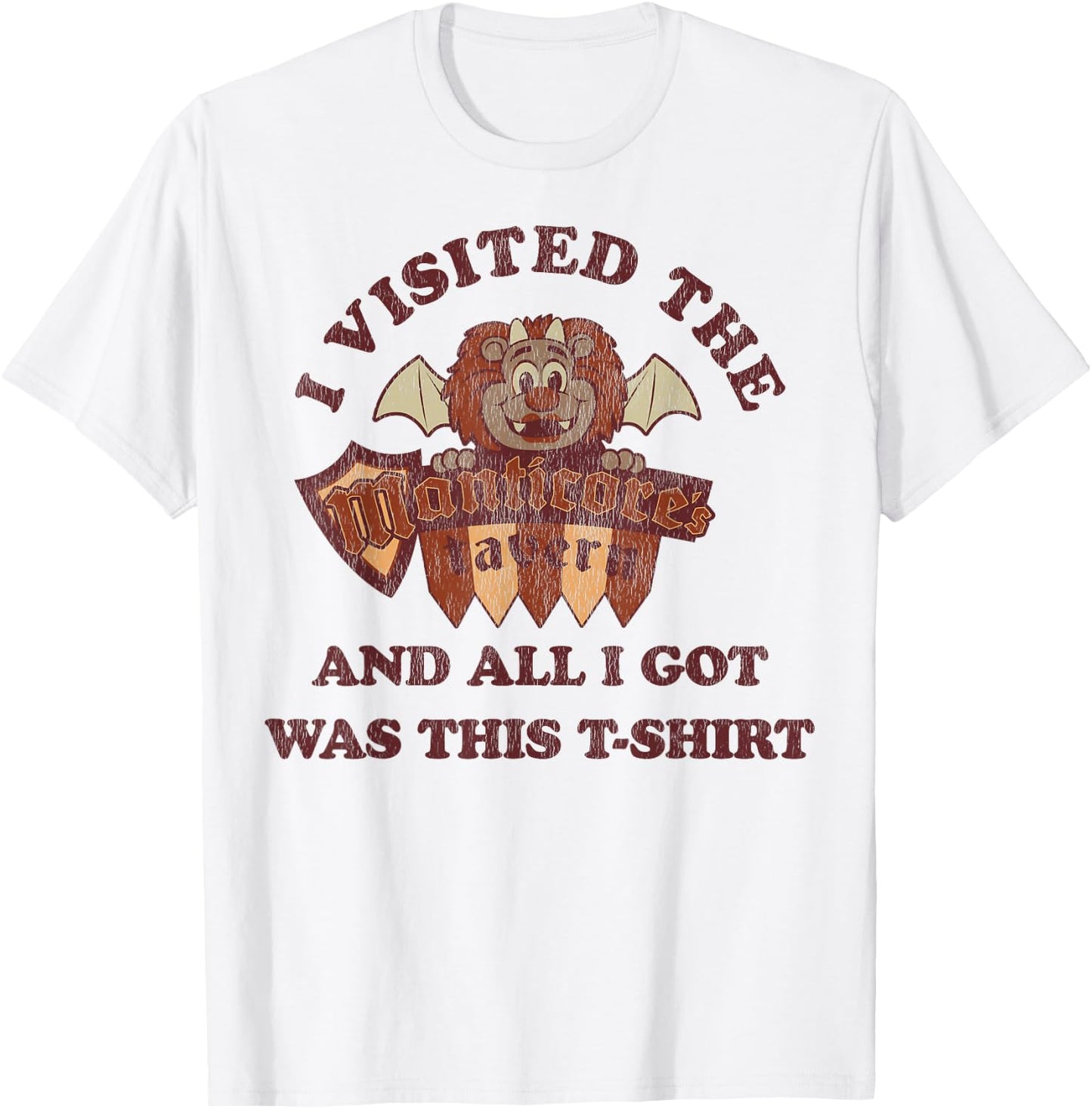Disney Pixar Onward Manticore's Tavern Souvenir T-Shirt - T-Shirt | White