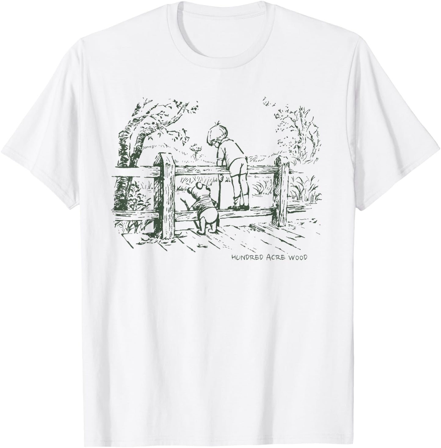 Disney Winnie the Pooh and Christopher Robin T-Shirt - T-Shirt | White