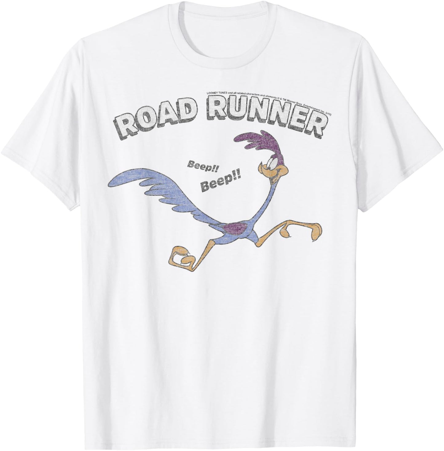 Looney Tunes Road Runner Beep Beep Small T-Shirt - T-Shirt | White