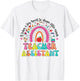 It Takes A Big Heart To Shape Little Minds Teacher Assistant T-Shirt - T-Shirt | White