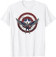 Marvel Falcon Winter Soldier Captain America Shield Wings T-Shirt - T-Shirt | White