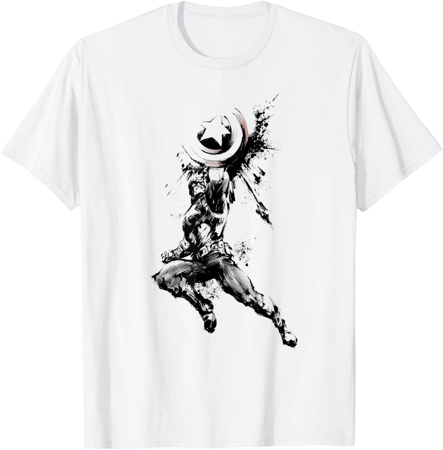 Marvel Captain America Steve Rogers Comic Book T-Shirt - T-Shirt | White