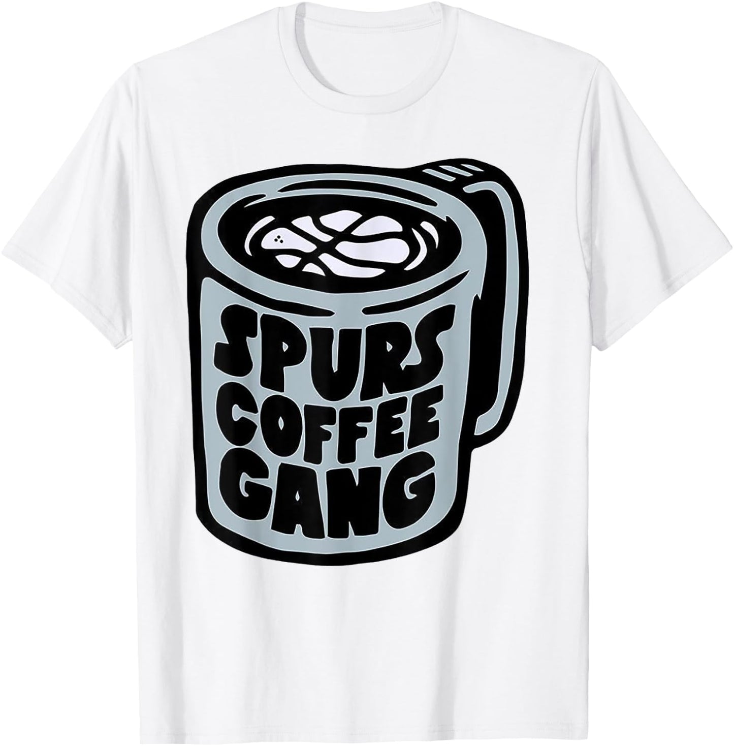 Spurs Coffee Gang T-Shirt - T-Shirt | White