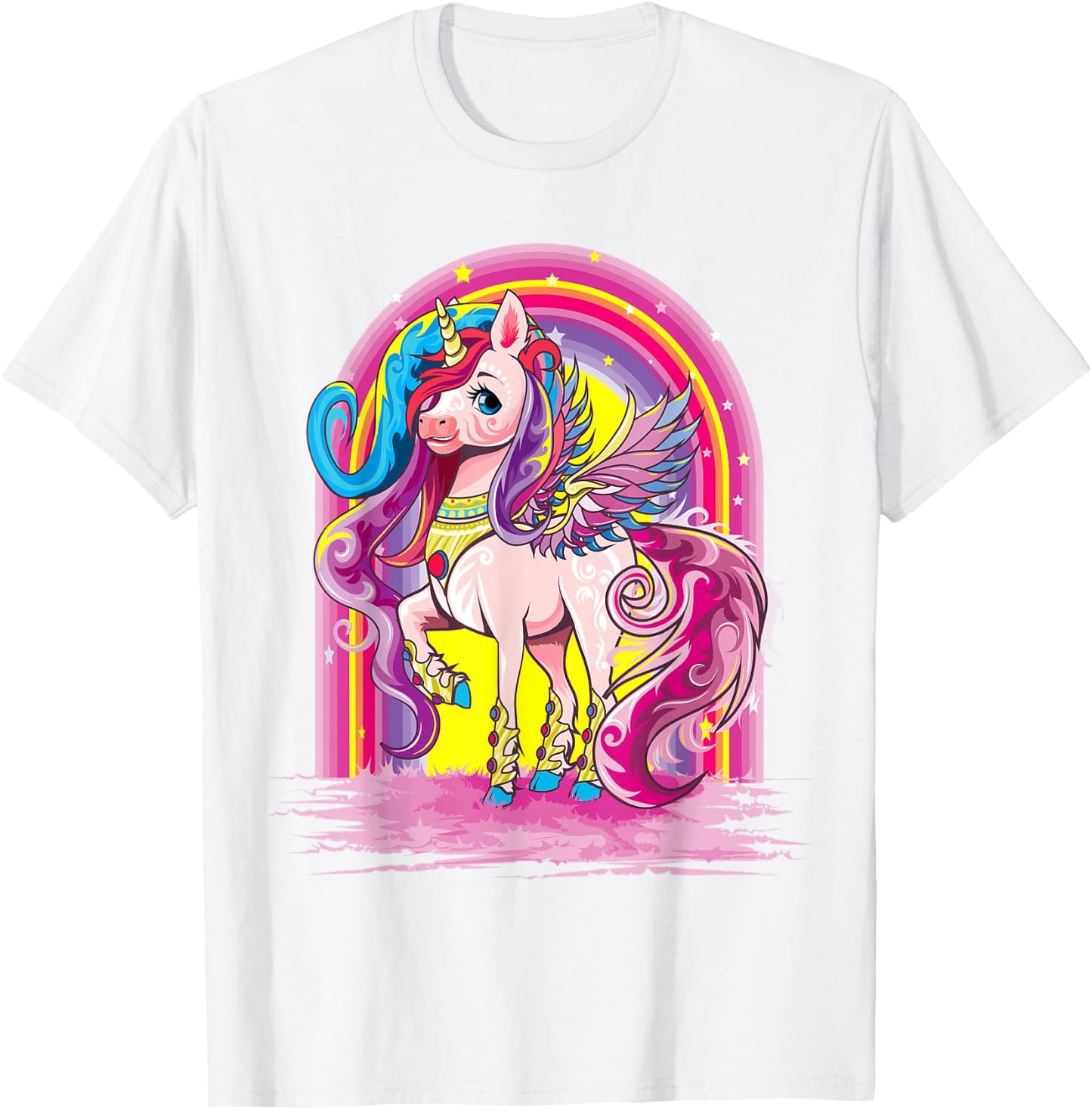Unicorn Shirt for Girls Kids Women Cute Unicorn Lover Gift T-Shirt - T-Shirt | White