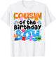 Cousin Under Sea Birthday Party Boy Ocean Sea Animals Themed T-Shirt - T-Shirt | White