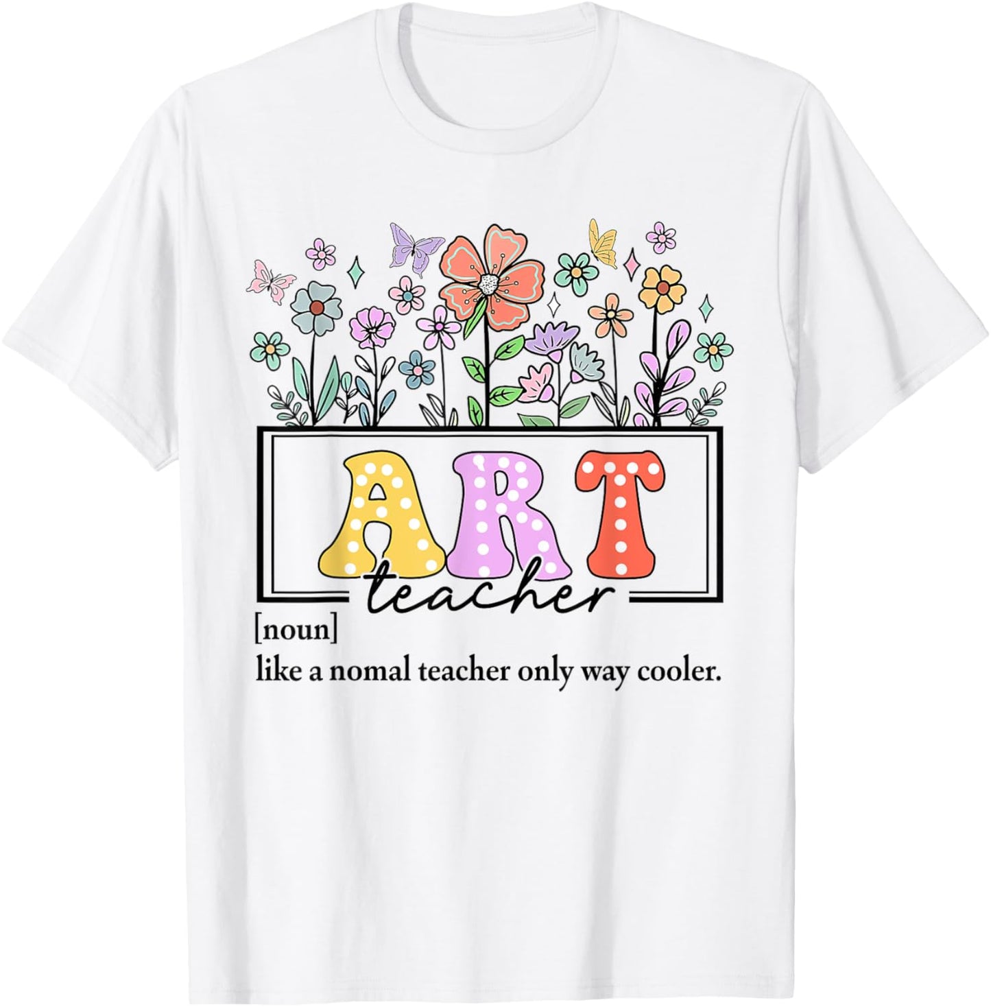 Art Teacher Definition for Back to School Teacher Day Women Girls Kids T-Shirt - T-Shirt | White