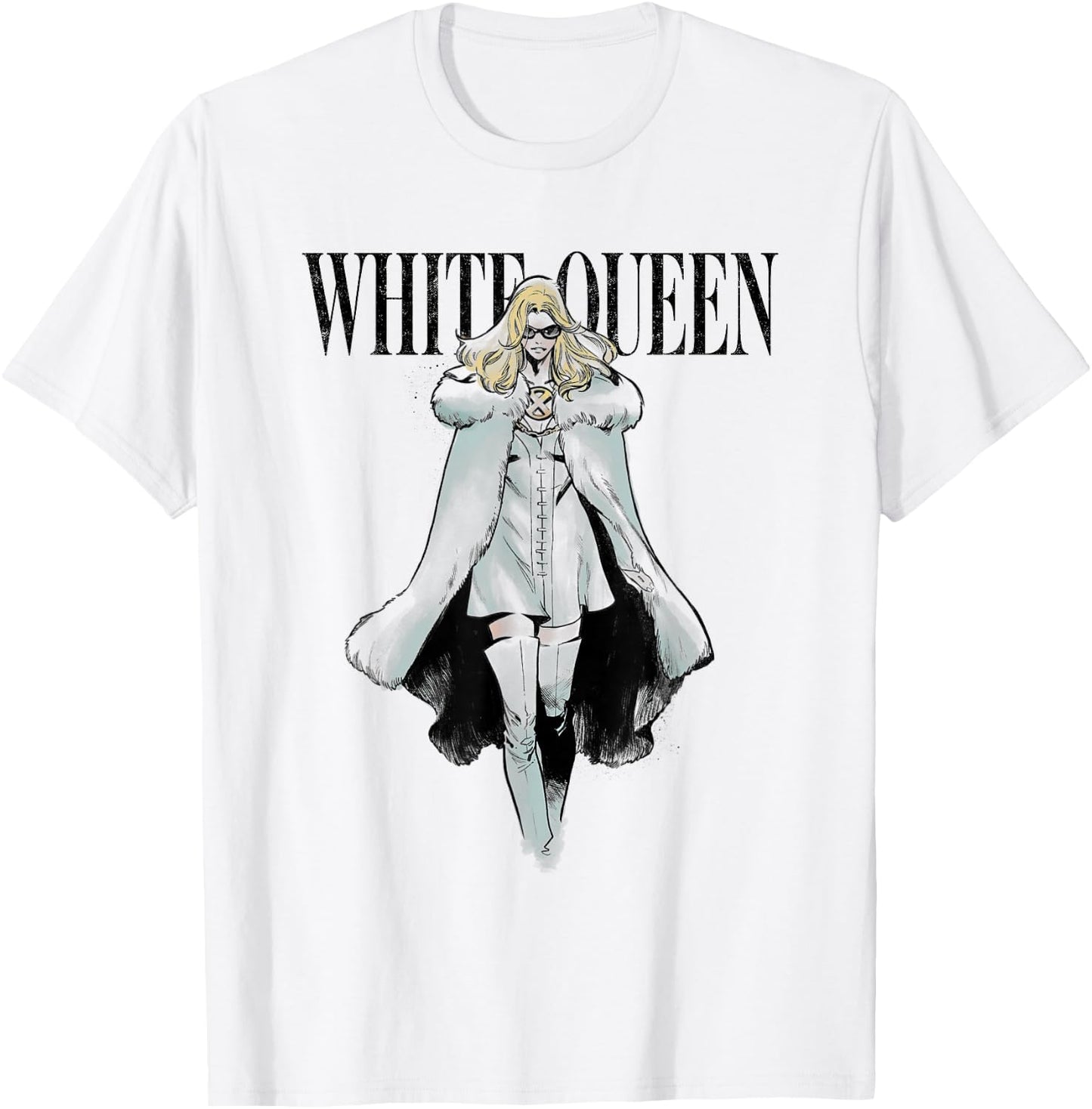Marvel House of X Emma Frost White Queen T-Shirt - T-Shirt | White