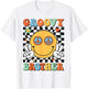 Groovy Brother Matching Family 70s 80s Retro Hippie Costume T-Shirt - T-Shirt | White