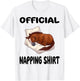 Horse Animal Riding Pajamas Nightgown Official Napping T-Shirt - T-Shirt | White