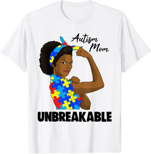 Autism Mom Shirts Women Autism Awareness Mom T-Shirt - T-Shirt | White