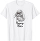 Lop Eared Bunny Rabbit Mom Drawing T-Shirt - T-Shirt | White